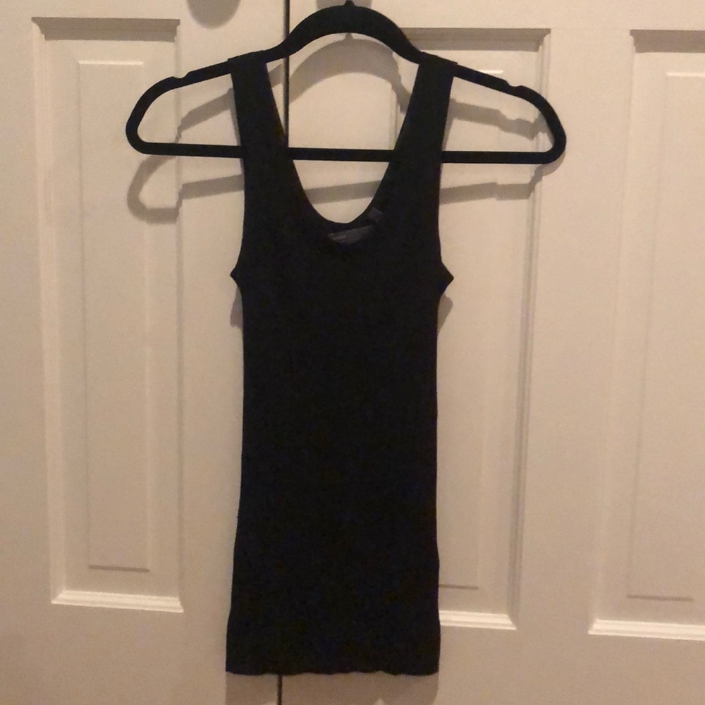 Sparkly black Vince tank top